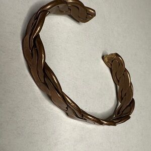 Elegant Braided Copper Bracelet